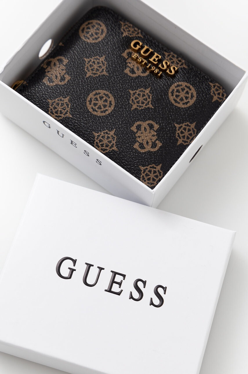 Guess Портмоне дамски в черно - Pepit.bg