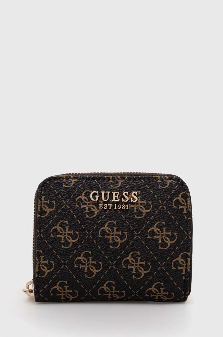 Guess Портмоне дамски в кафяво - Pepit.bg