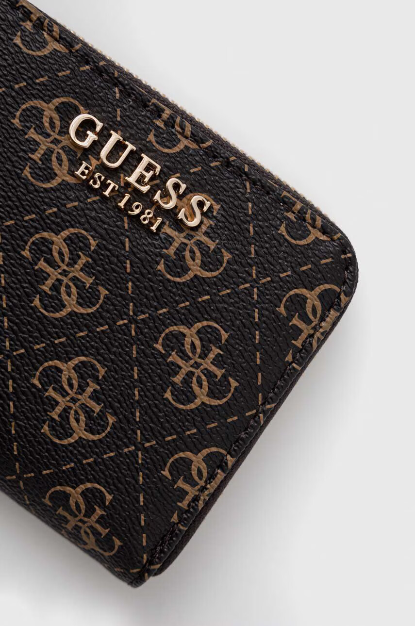 Guess Портмоне дамски в кафяво - Pepit.bg