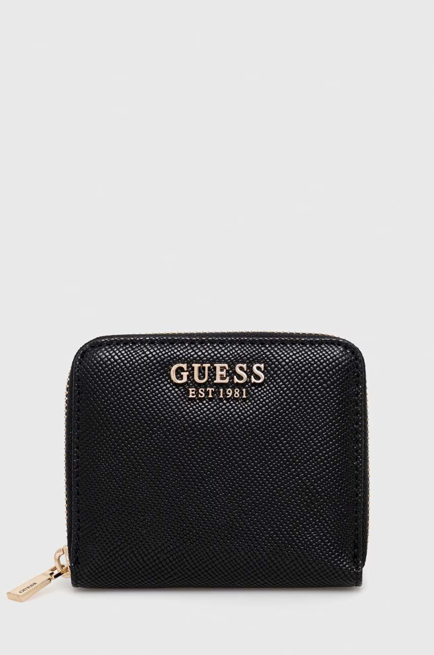 Guess Портмоне дамски в черно - Pepit.bg