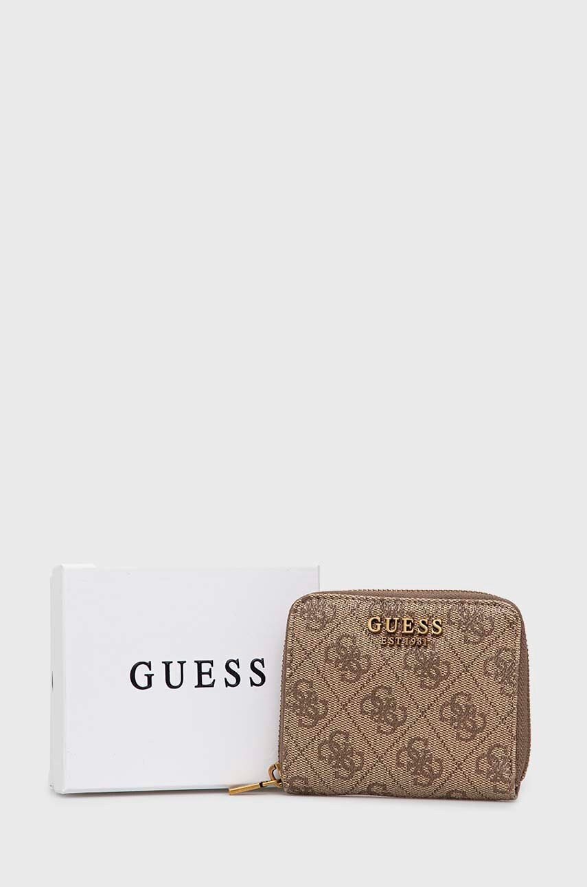 Guess Портмоне дамски в розово - Pepit.bg