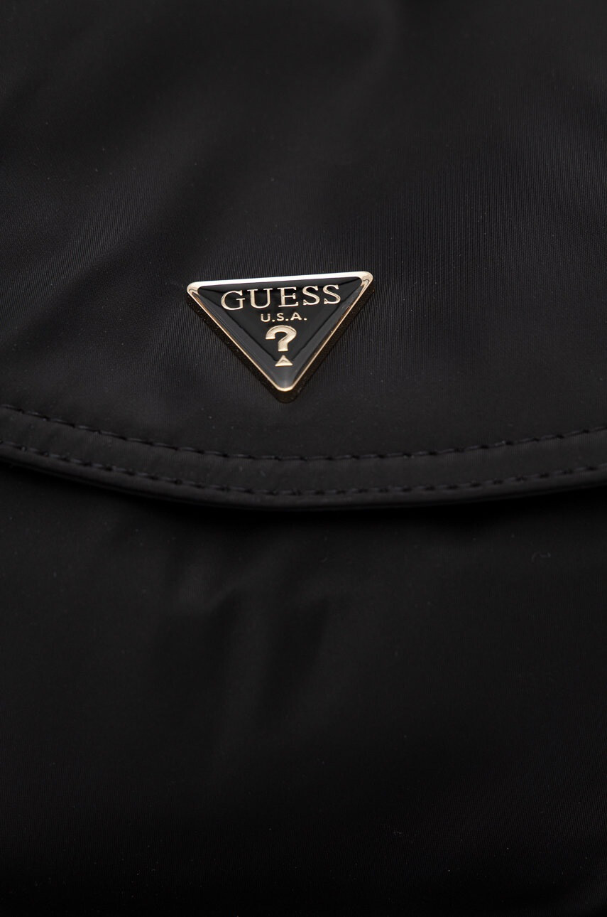 Guess Раница в черно малък размер с изчистен дизайн - Pepit.bg