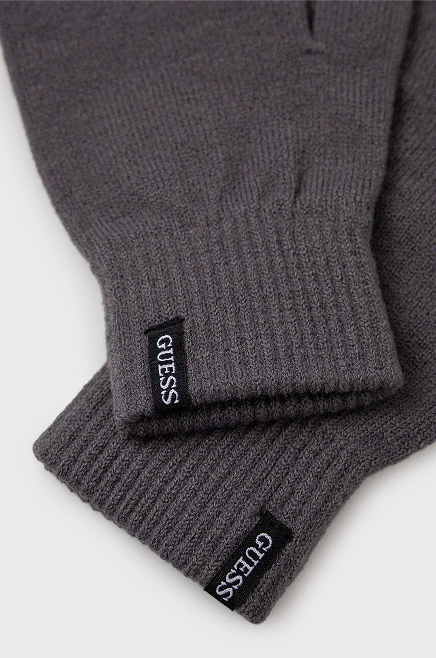 Guess Ръкавици в сиво - Pepit.bg