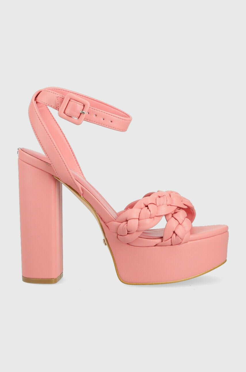 Guess Сандали GABIRA в розово FL6GBR ELE03 - Pepit.bg