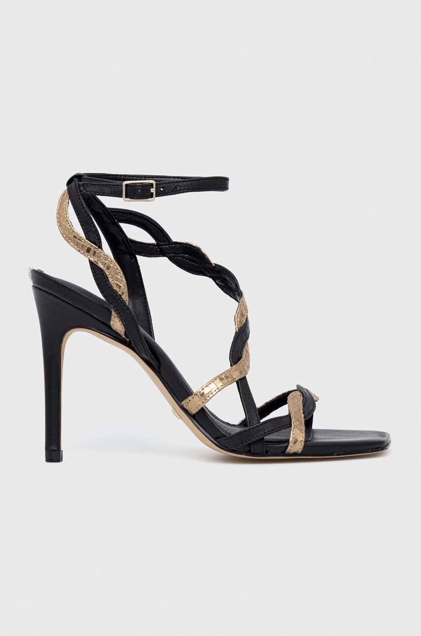 Guess Сандали Syivia в черно FL5SYV LEA03 BLACK - Pepit.bg