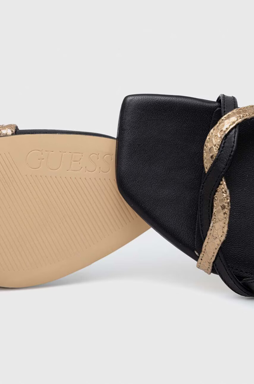 Guess Сандали Syivia в черно FL5SYV LEA03 BLACK - Pepit.bg