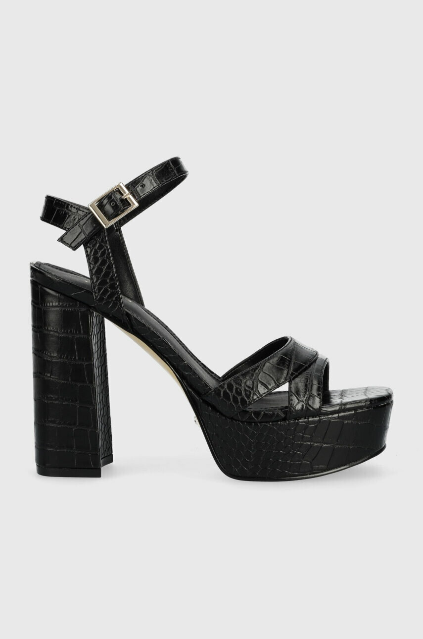 Guess Сандали ZELINA в черно FL6ZLI PEL03 - Pepit.bg