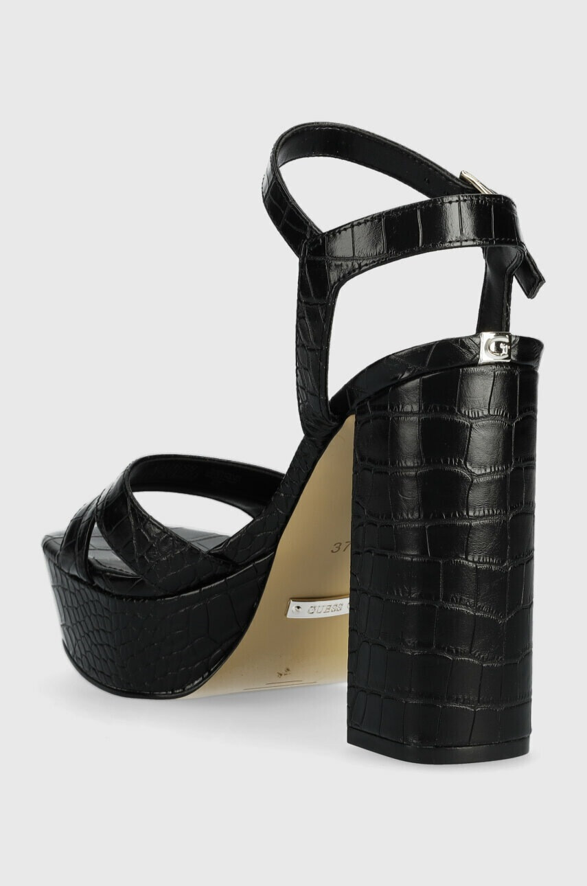 Guess Сандали ZELINA в черно FL6ZLI PEL03 - Pepit.bg