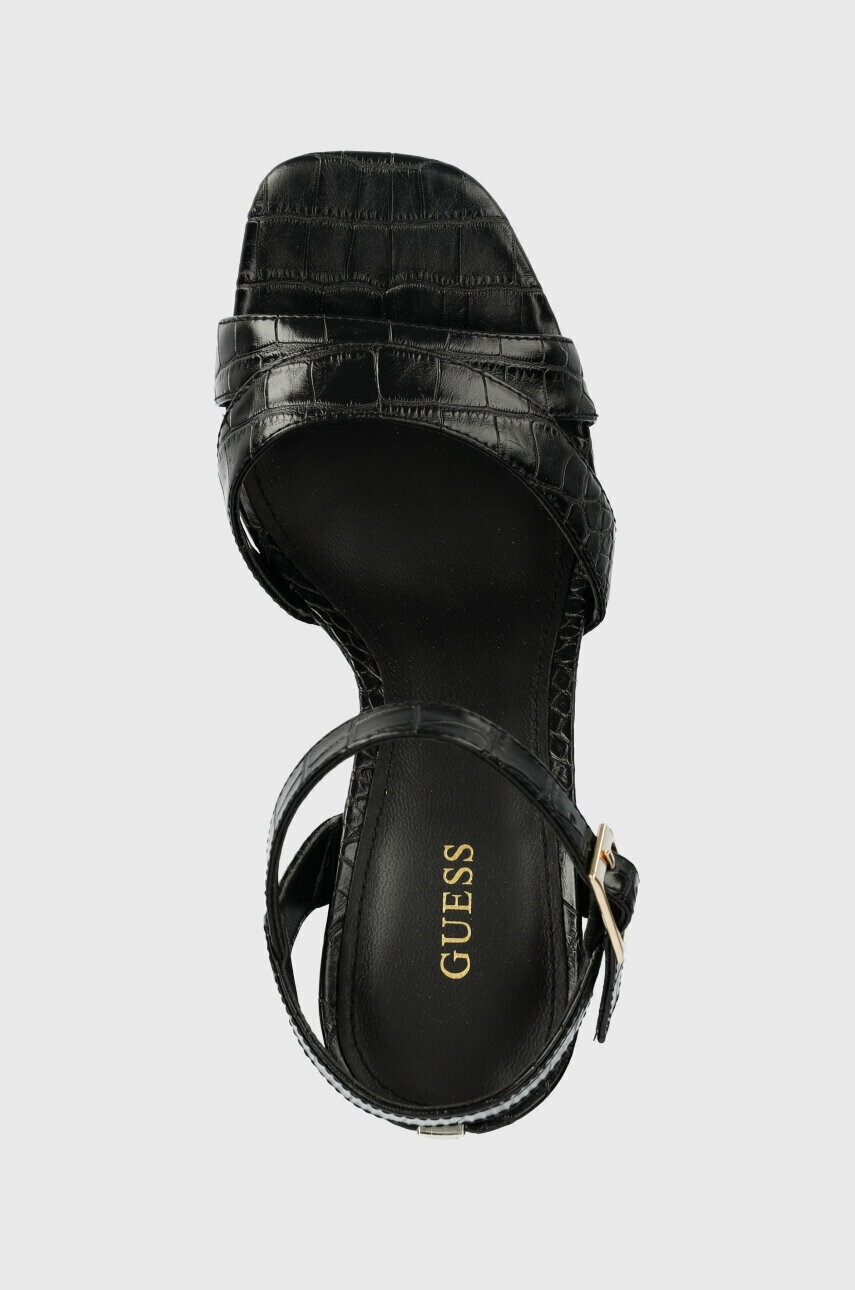 Guess Сандали ZELINA в черно FL6ZLI PEL03 - Pepit.bg