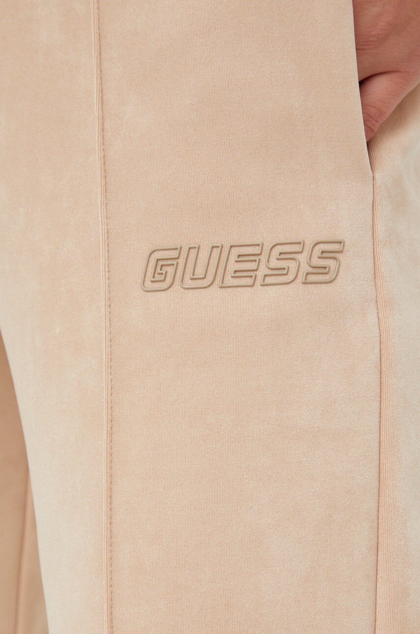 Guess Спортен панталон в бежово с апликация - Pepit.bg