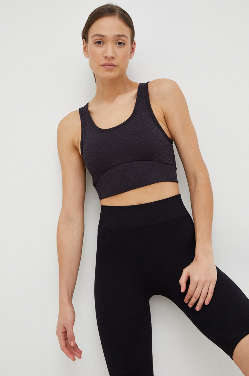 Guess Спортен сутиен в сиво с десен - Pepit.bg