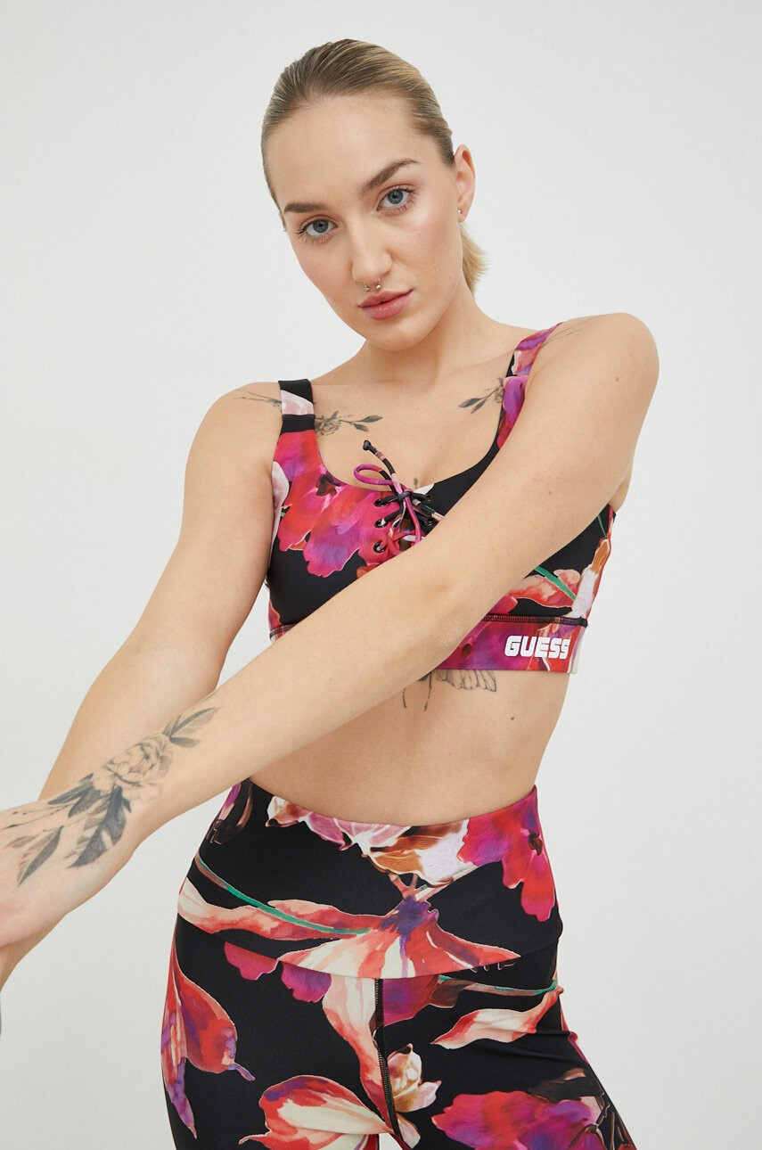Guess Спортен сутиен с десен - Pepit.bg