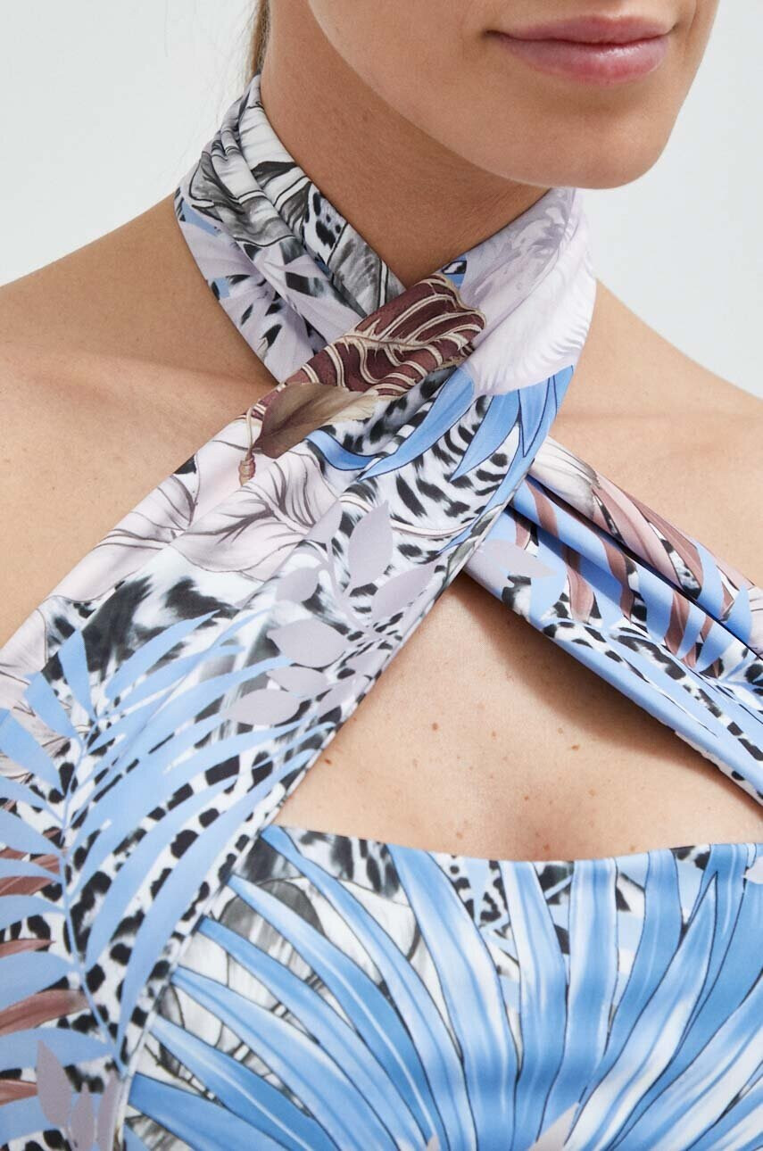 Guess Спортен сутиен в синьо с десен - Pepit.bg