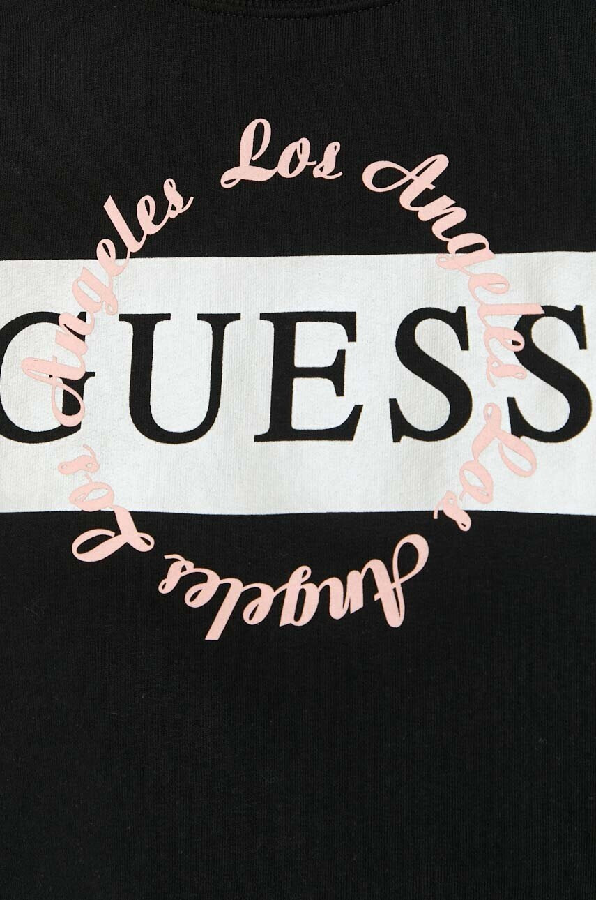 Guess Суичър в черно с принт - Pepit.bg