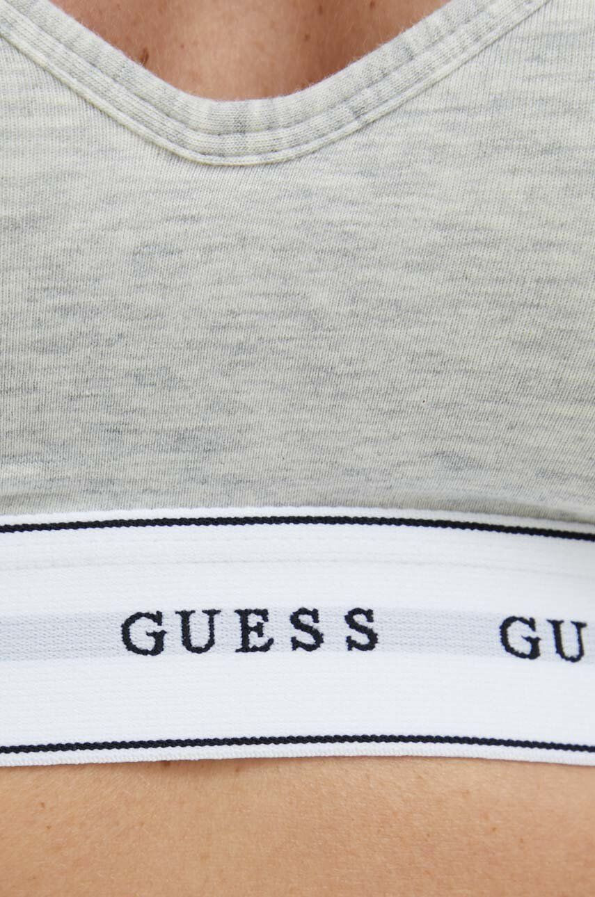 Guess Сутиен в сиво с изчистен дизайн - Pepit.bg