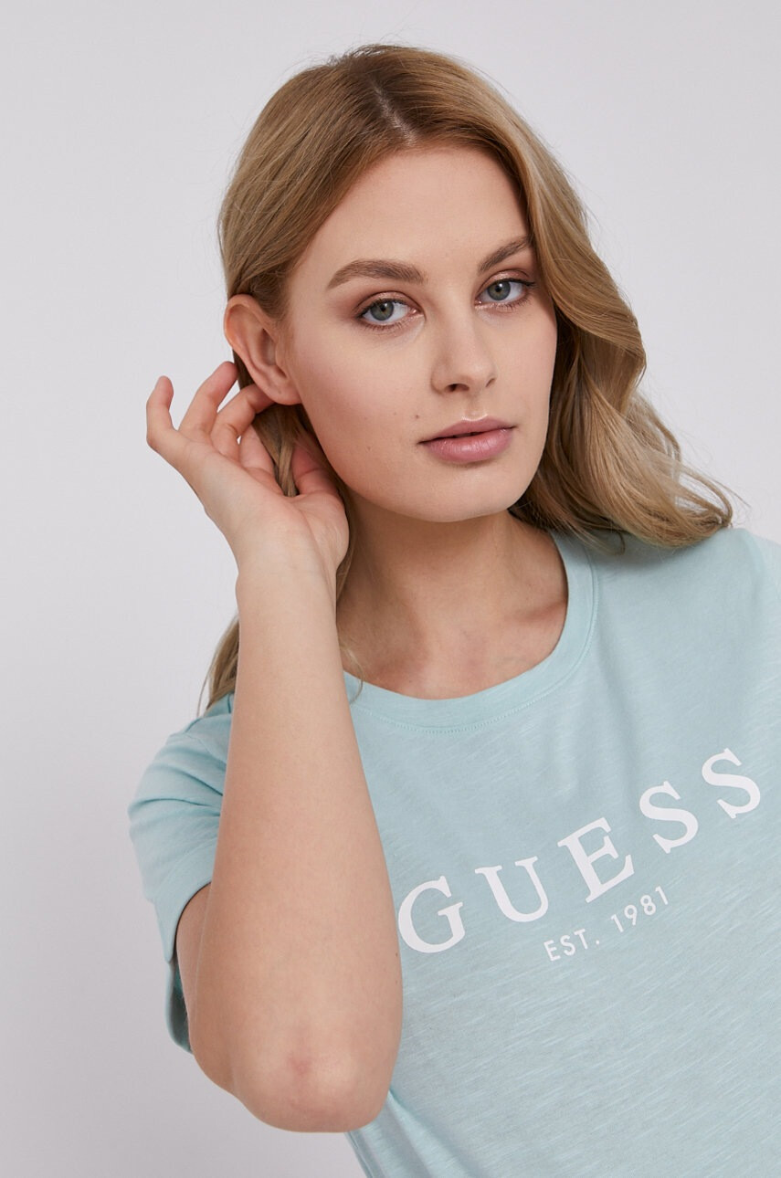 Guess Памучна тениска - Pepit.bg