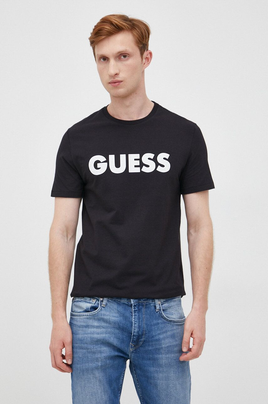 Guess Тениска в бежово - Pepit.bg