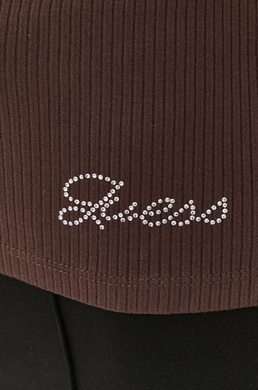 Guess Тениска в кафяво - Pepit.bg