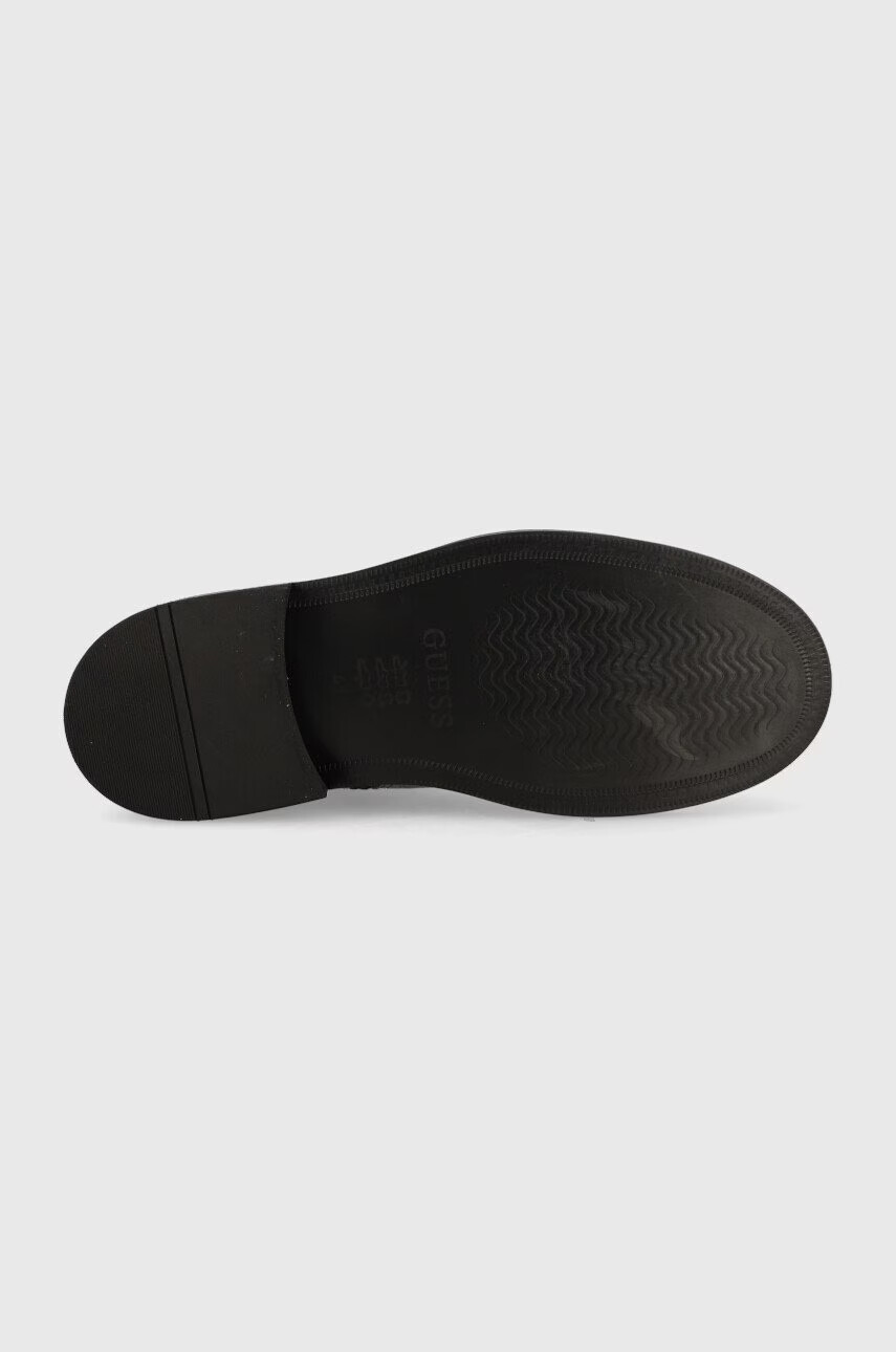 Guess Велурени боти Arco Lace Up в сиво - Pepit.bg