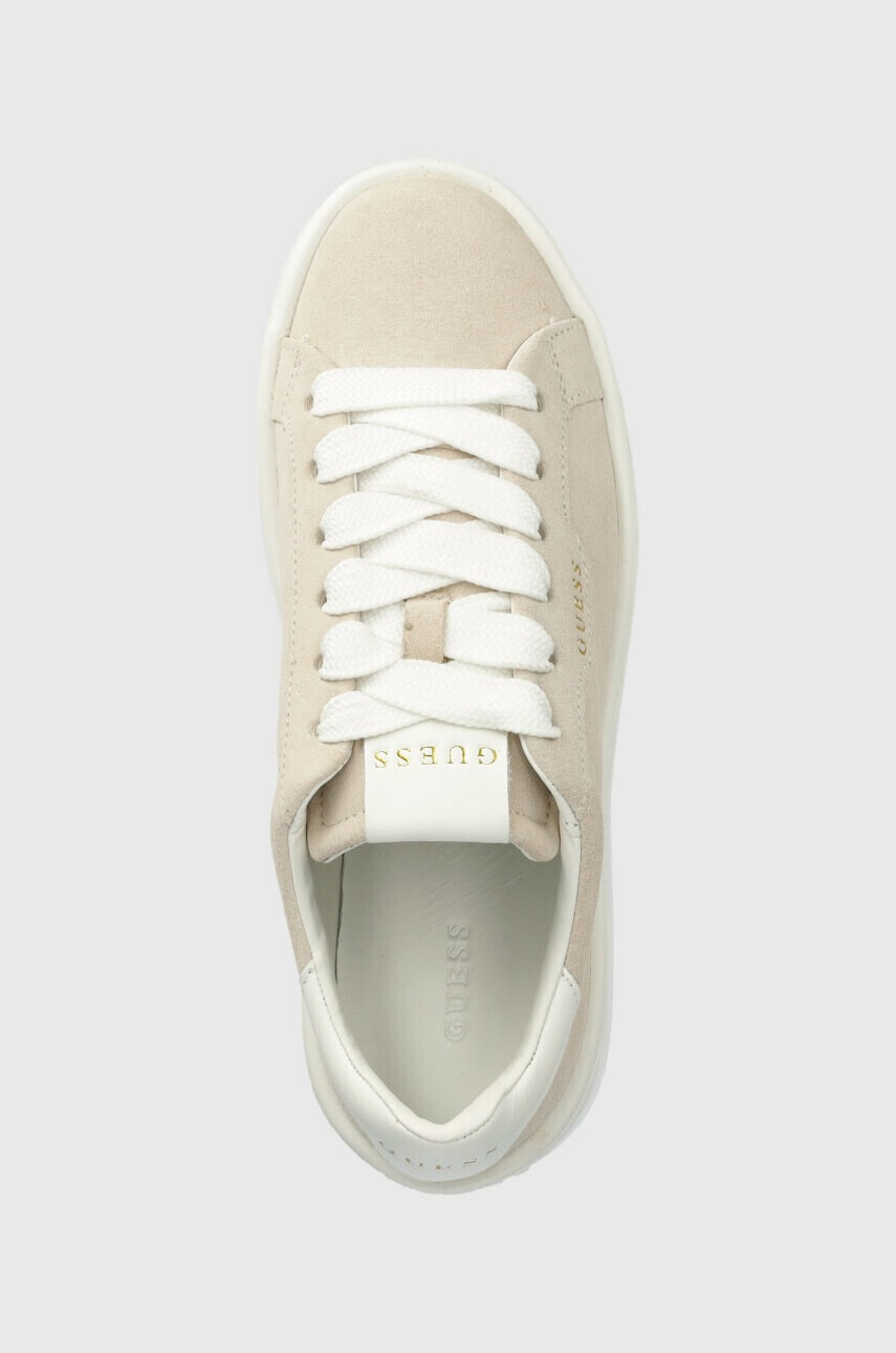 Guess Велурени маратонки MARILYN в бежово FL6MRI SUE12 - Pepit.bg