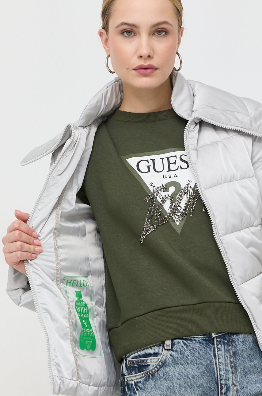 Guess Яке в сиво със зимна изолация - Pepit.bg