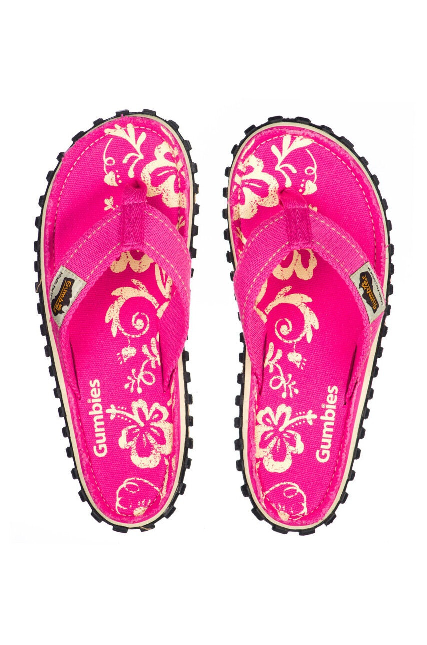 Gumbies Джапанки Islander Pink Hibiscu - Pepit.bg