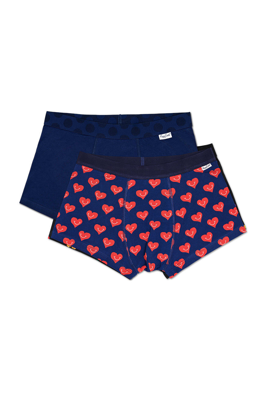Happy Socks Боксерки Smiley Heart (2-бройки) - Pepit.bg
