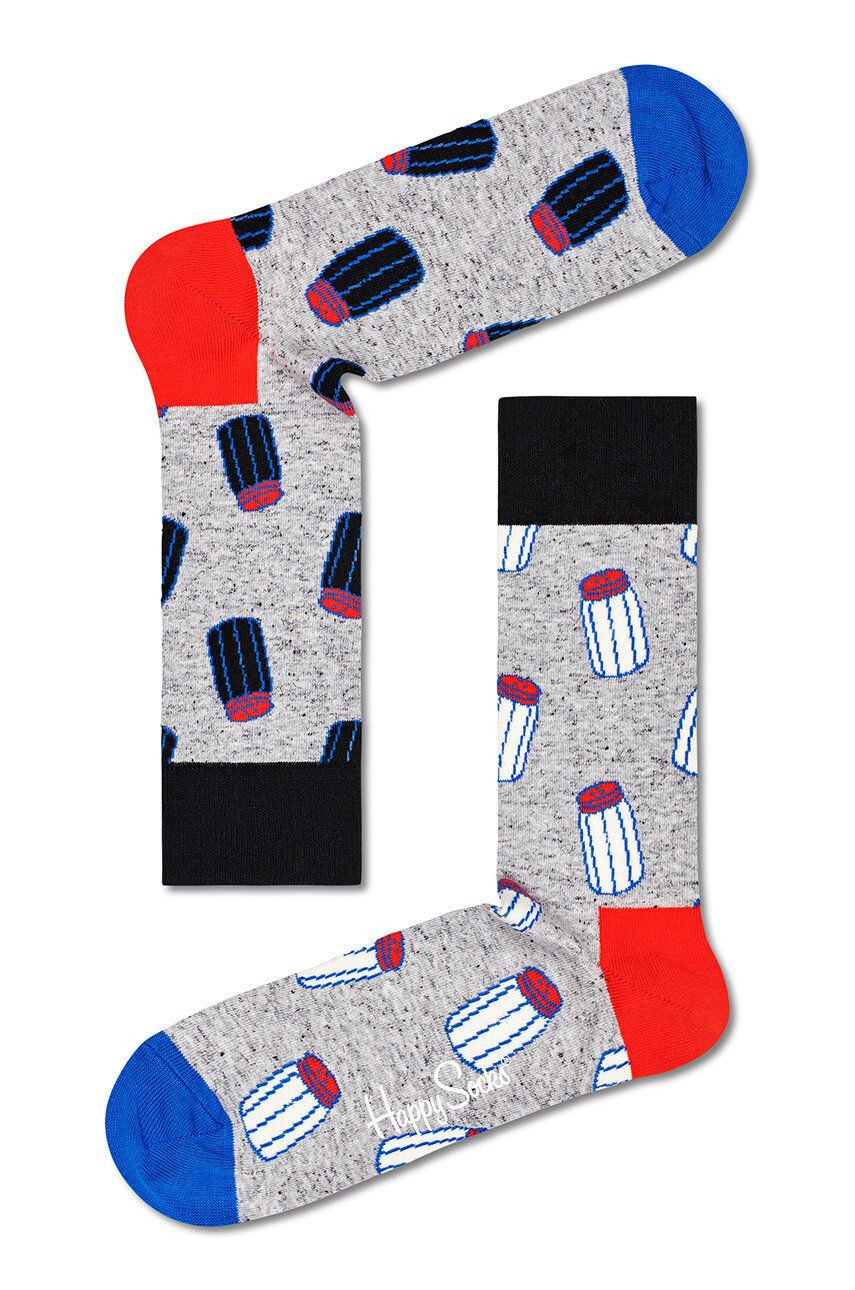 Happy Socks Чорапи дамски в сиво - Pepit.bg