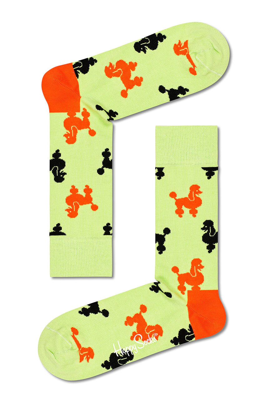Happy Socks Чорапи мъжки в зелено - Pepit.bg