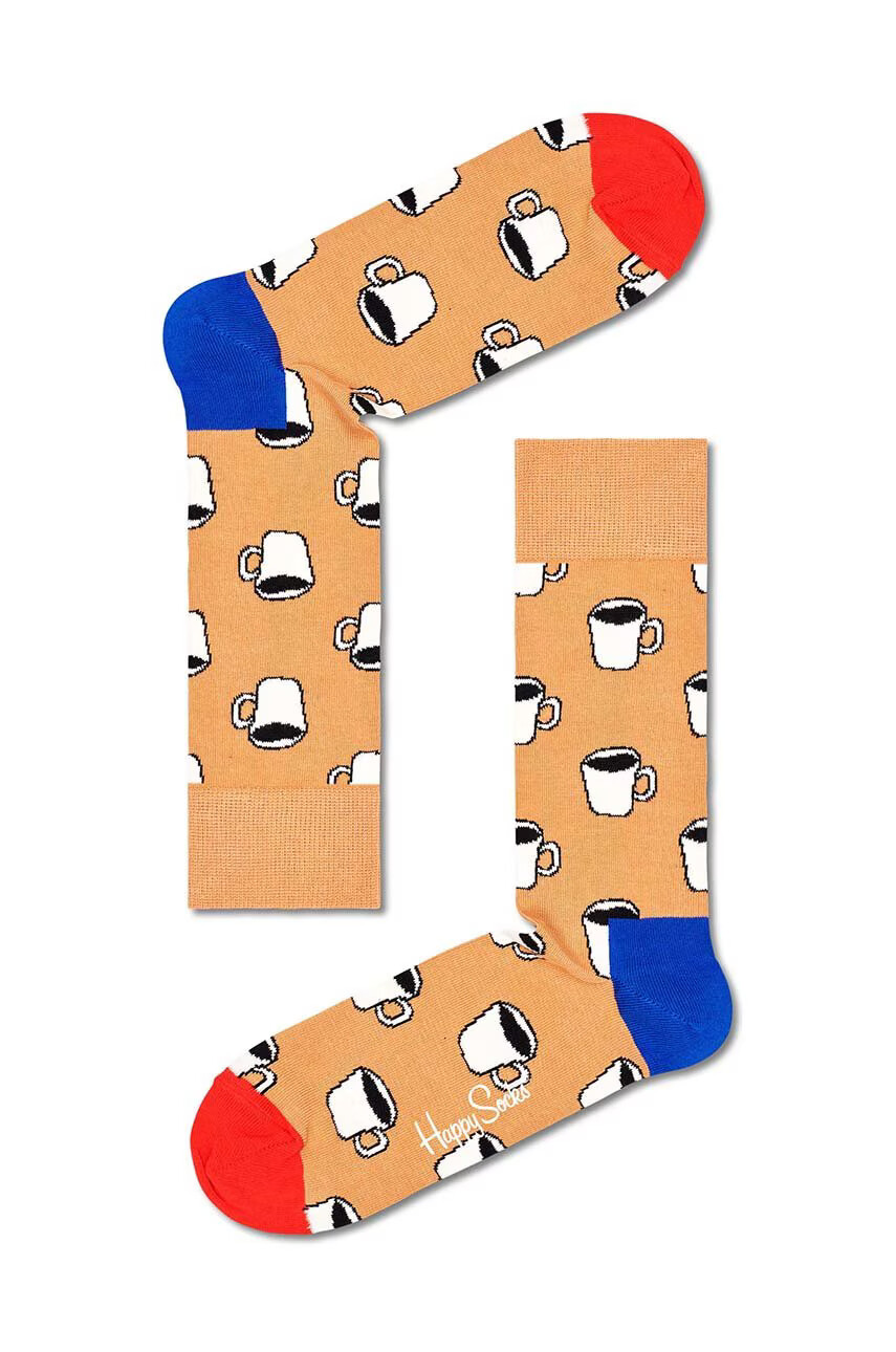 Happy Socks Чорапи в бежово - Pepit.bg
