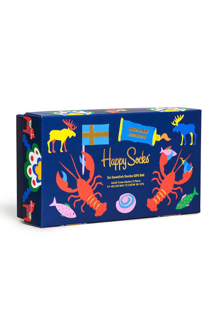 Happy Socks Чорапи (3 чифта) - Pepit.bg