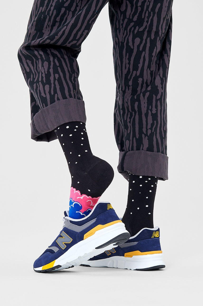 Happy Socks Чорапи в черно - Pepit.bg