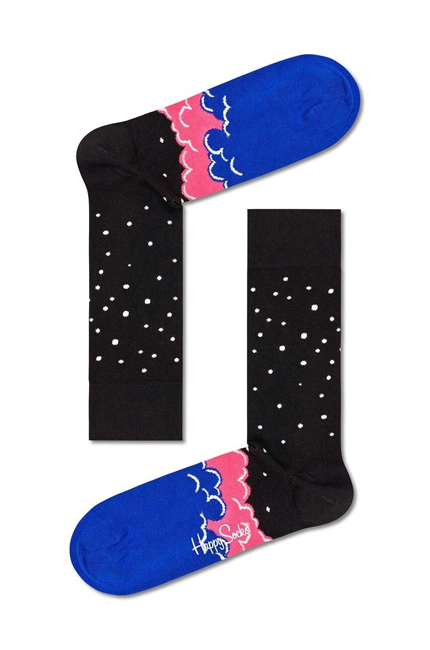 Happy Socks Чорапи в черно - Pepit.bg