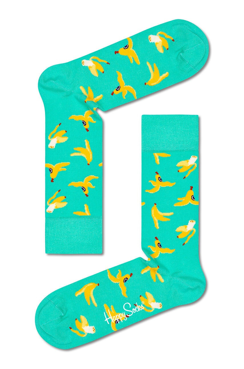Happy Socks Чорапи мъжки в тюркоазено - Pepit.bg