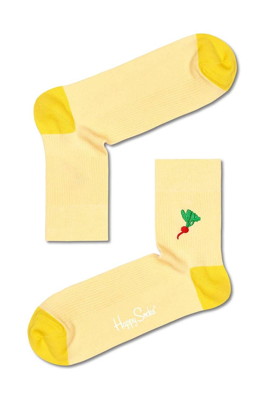 Happy Socks Чорапи в жълто - Pepit.bg