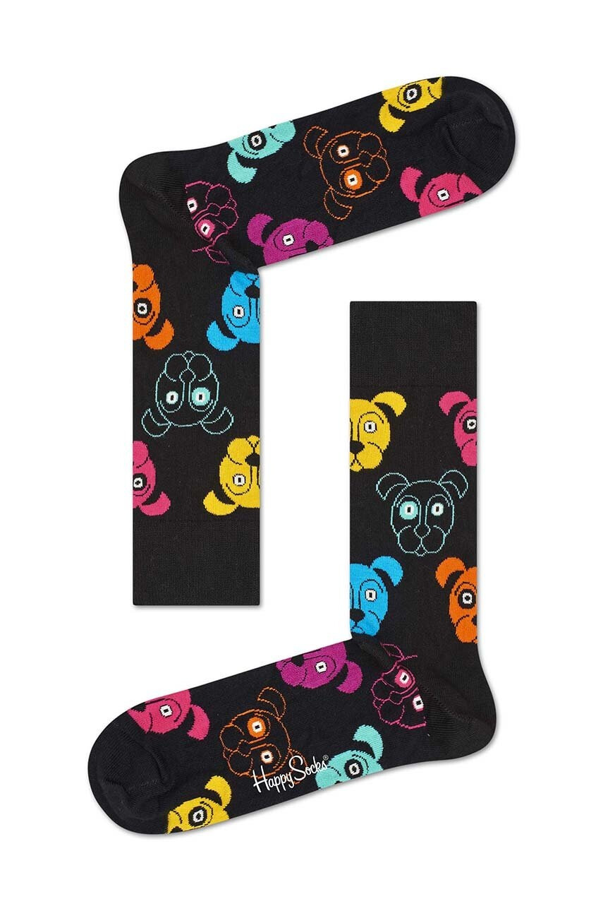 Happy Socks Чорапи в черно - Pepit.bg
