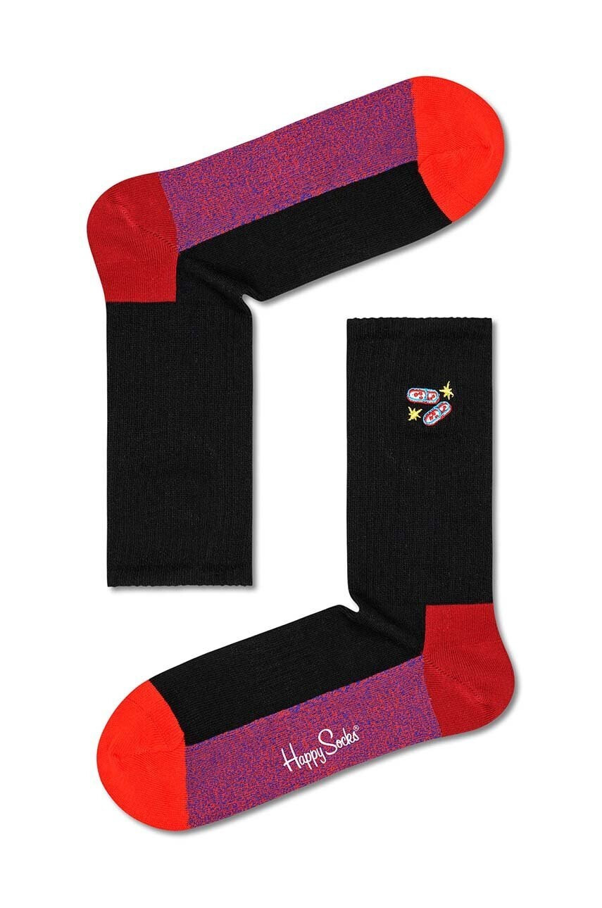 Happy Socks Чорапи в черно - Pepit.bg