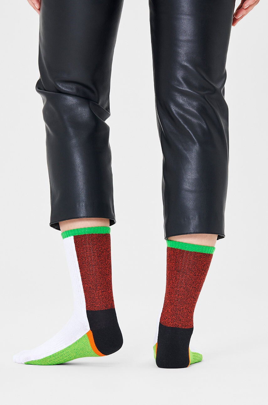 Happy Socks Чорапи в бяло - Pepit.bg