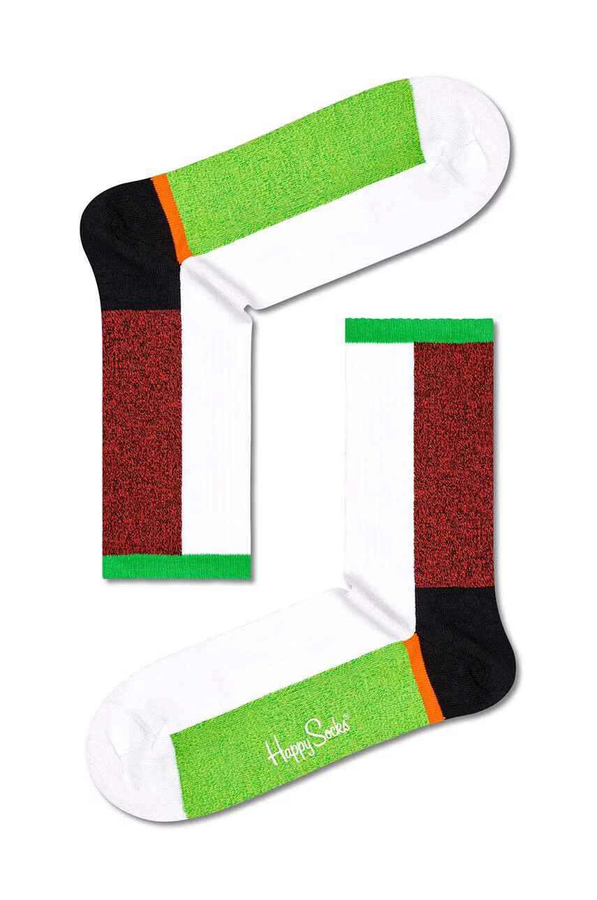 Happy Socks Чорапи в бяло - Pepit.bg