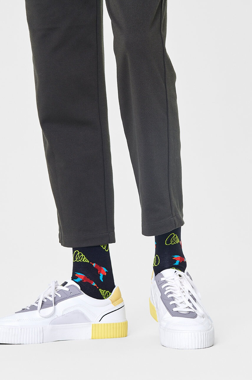 Happy Socks Чорапи в черно - Pepit.bg