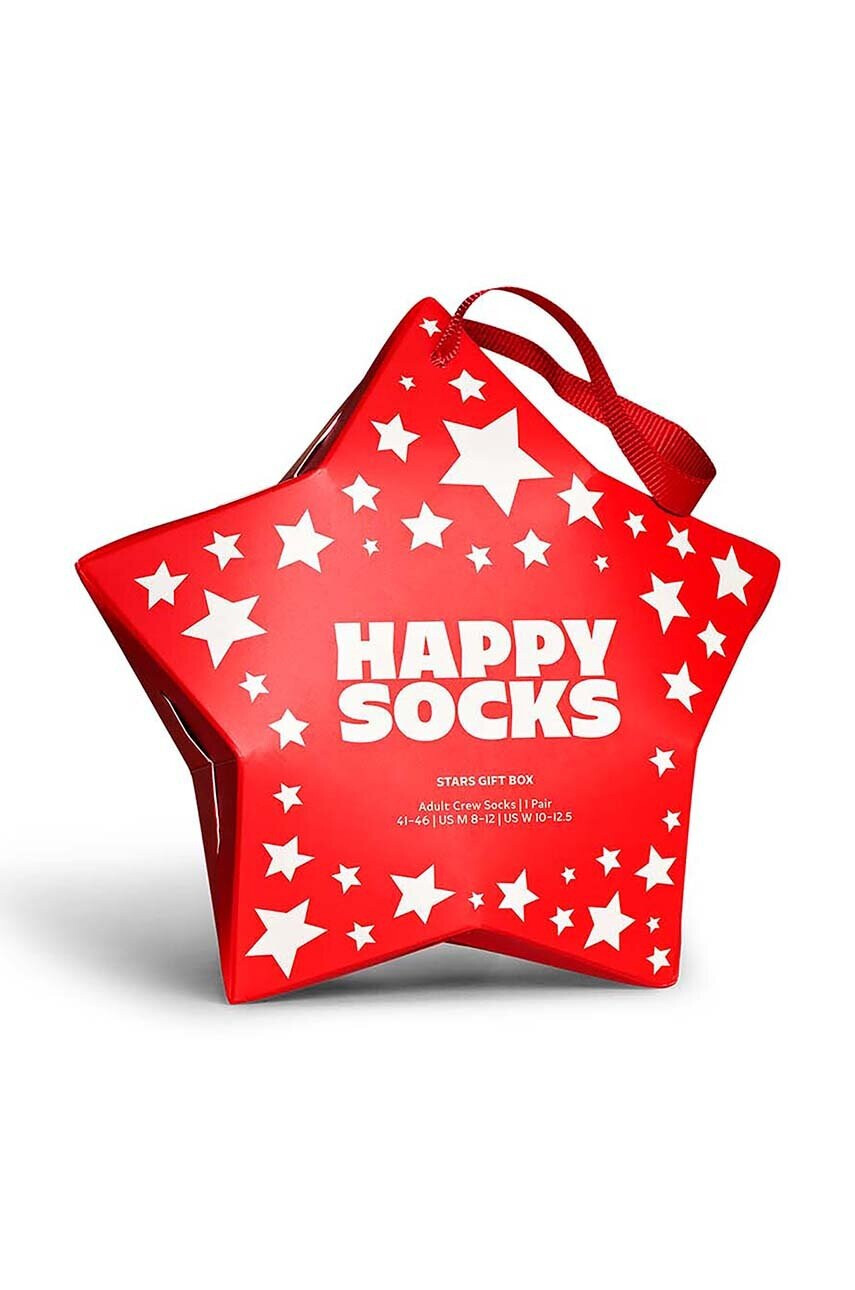 Happy Socks Чорапи в червено - Pepit.bg