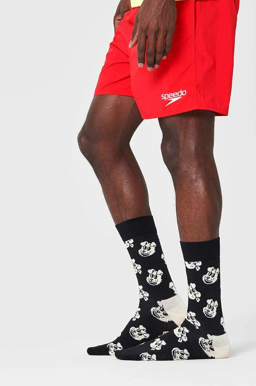 Happy Socks Чорапи в черно - Pepit.bg