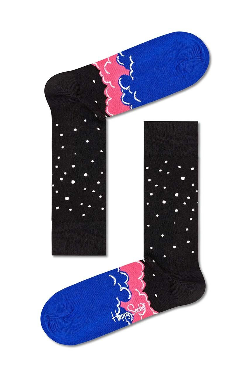 Happy Socks Чорапи в черно - Pepit.bg
