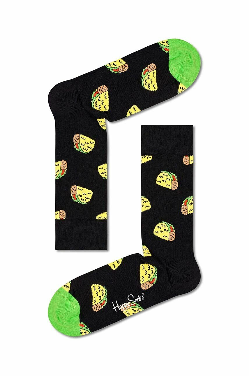 Happy Socks Чорапи в черно - Pepit.bg