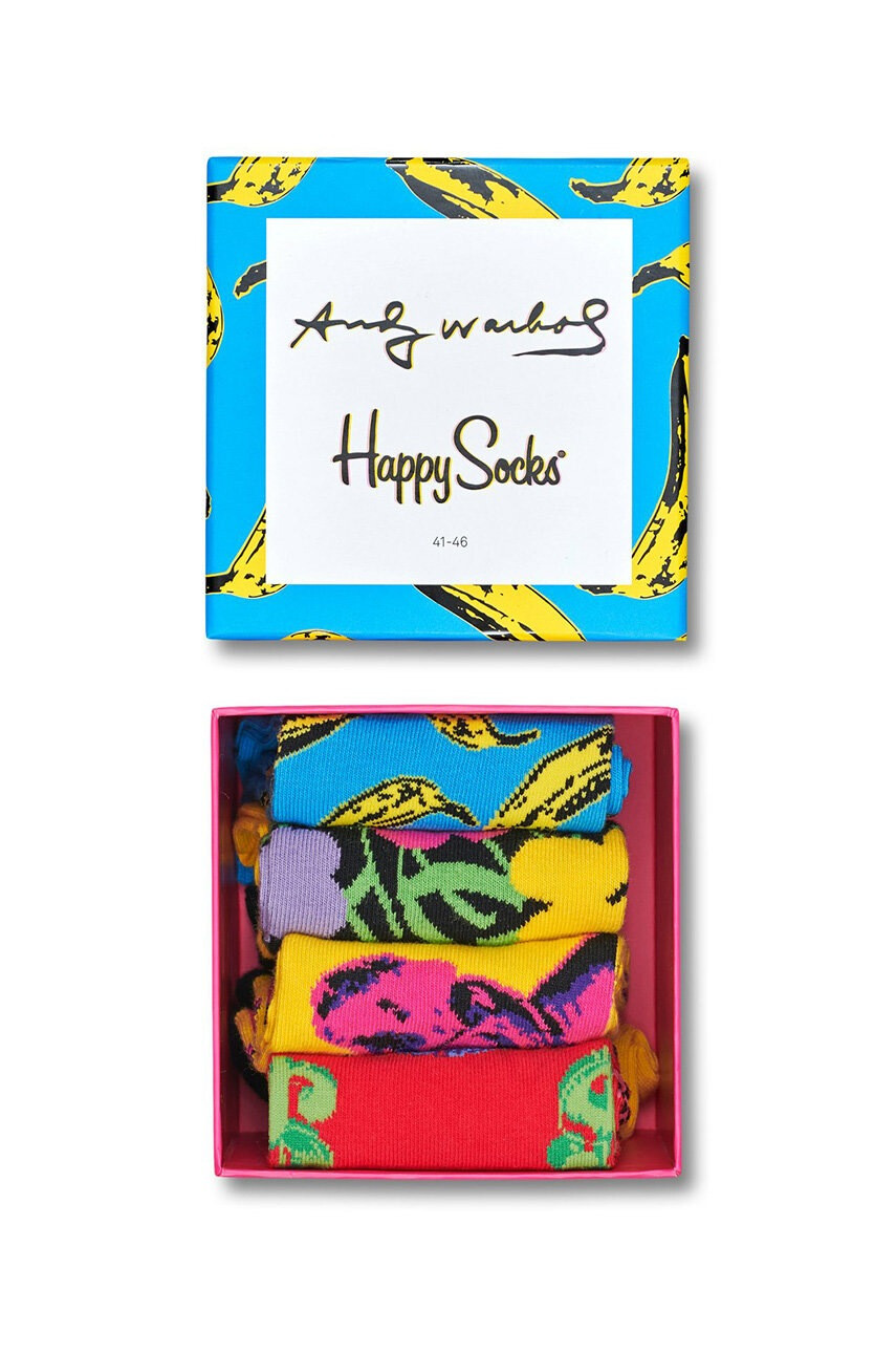 Happy Socks Чорапи Andy Warhol Gift Box - Pepit.bg