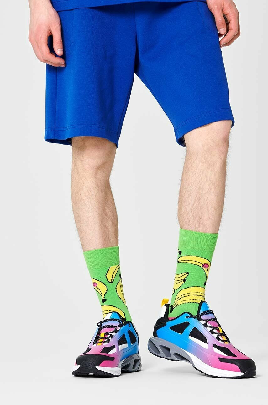 Happy Socks Чорапи Banana в зелено - Pepit.bg