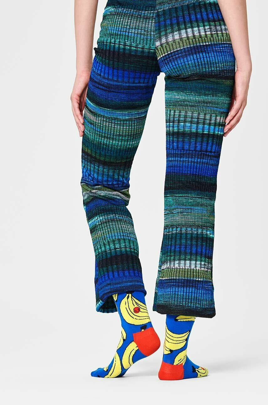 Happy Socks Чорапи Banana в синьо - Pepit.bg