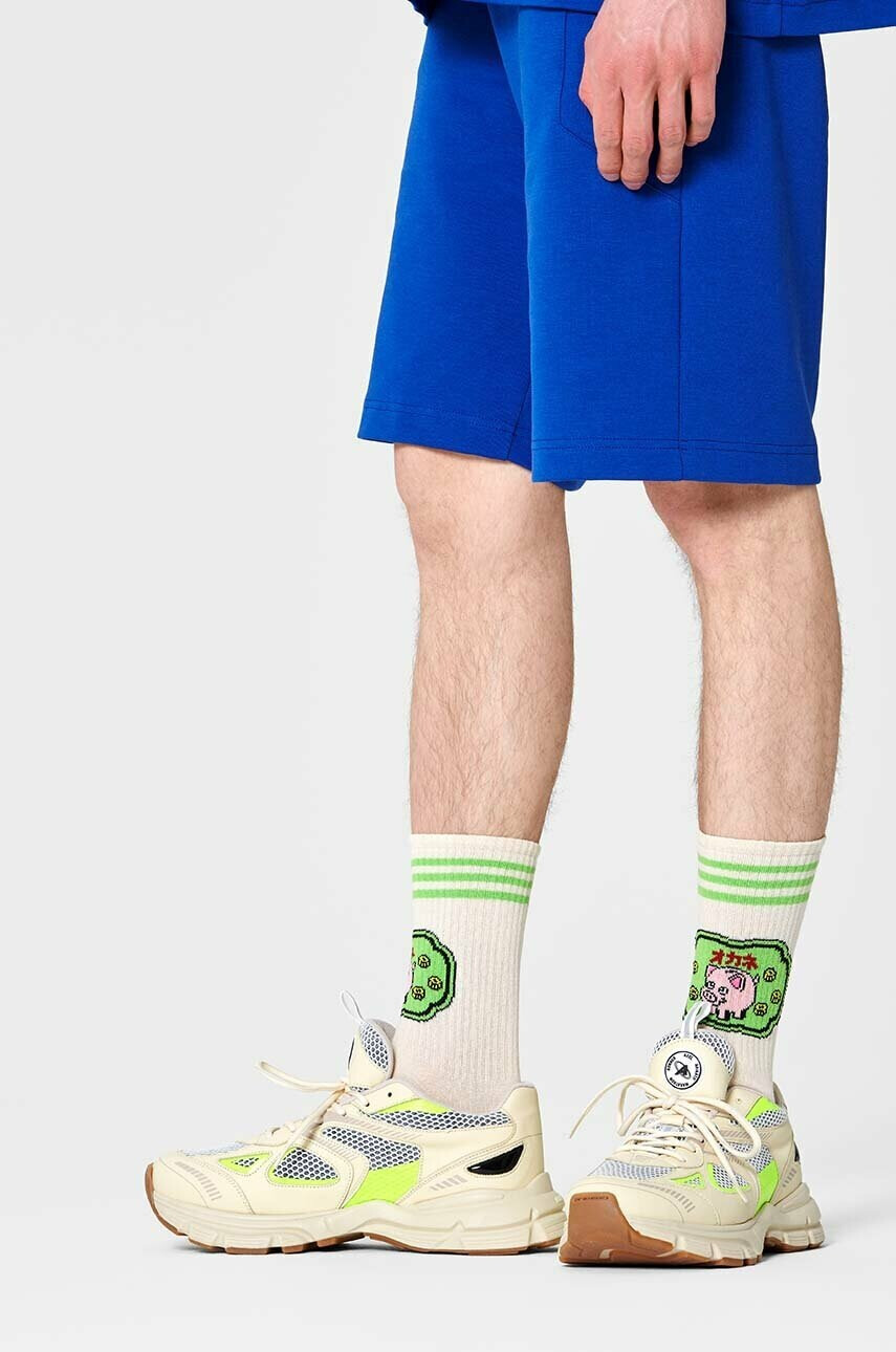 Happy Socks Чорапи Beige Piggy Bank в бежово - Pepit.bg