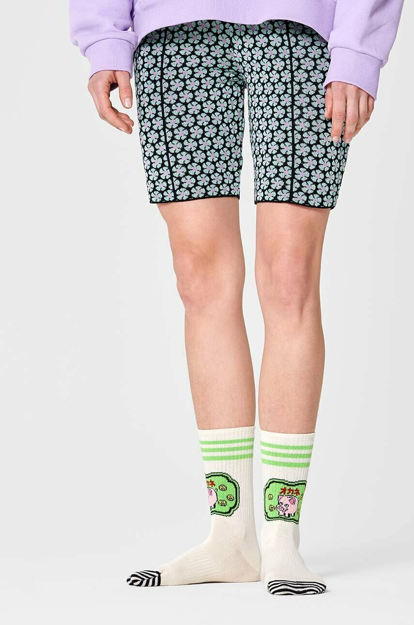 Happy Socks Чорапи Beige Piggy Bank в бежово - Pepit.bg