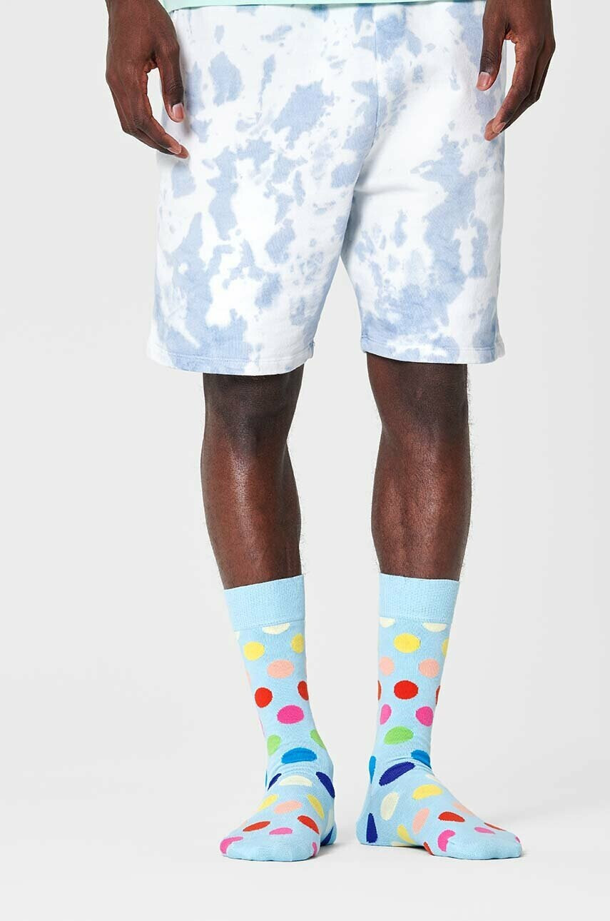 Happy Socks Чорапи Big Dot в синьо - Pepit.bg